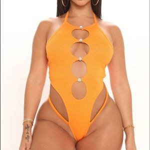 Brand new!!!! light a sparkler halter bodysuit from Fashion Nova